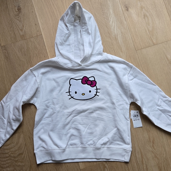 Hello Kitty Other - Hello Kitty White Hoodie with Pink Bow